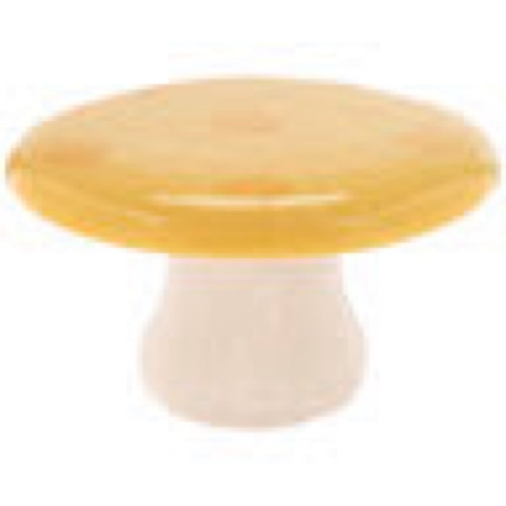 Yellow Amanita Mushroom Cupcake Stand/Pedestal, New